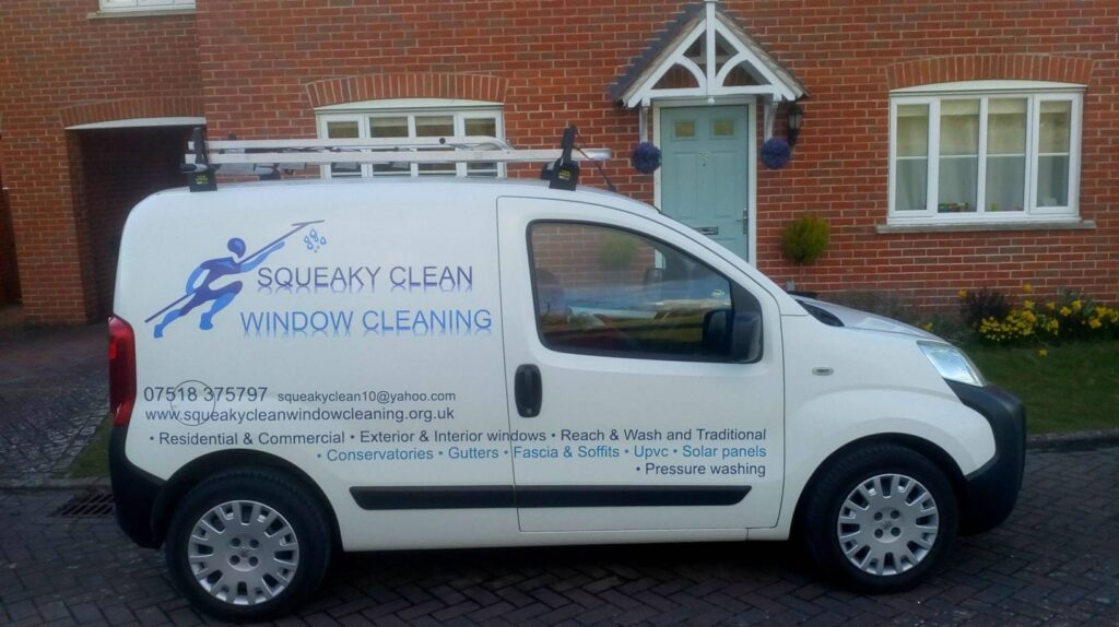 Residential and commercial window cleaning.